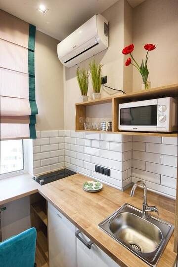 Фото номера Апартаменты с душем Апартаменты Allurapart Plaza г. Киев 5