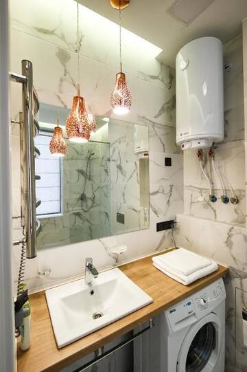 Фото номера Апартаменты с душем Апартаменты Allurapart Plaza г. Киев 14