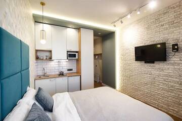 Фото номера Апартаменты с душем Апартаменты Allurapart Plaza г. Киев 12