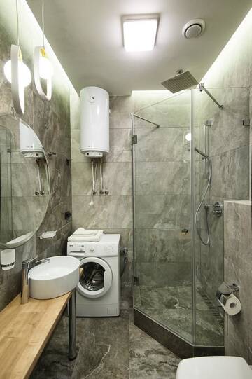 Фото номера Апартаменты с душем Апартаменты Allurapart Plaza г. Киев 9
