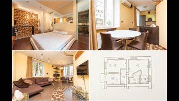 Фото номера Апартаменты Апартаменты KRESATIK STREET CITY CENTER FOR BIG FAMILY г. Киев 3