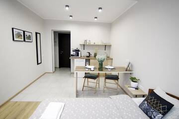 Фото номера Апартаменты с 1 спальней Апарт-отели Mountains Comfort Apartments г. Киев 7