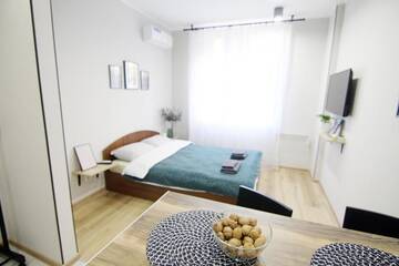 Фото номера Апартаменты с 1 спальней Апарт-отели Mountains Comfort Apartments г. Киев 30