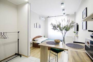 Фото номера Апартаменты с 1 спальней Апарт-отели Mountains Comfort Apartments г. Киев 28