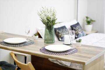 Фото номера Апартаменты с 1 спальней Апарт-отели Mountains Comfort Apartments г. Киев 11