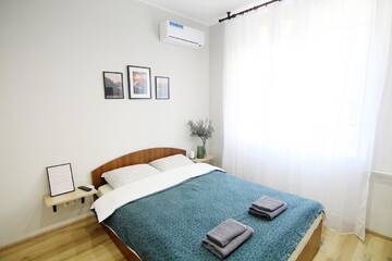 Фото номера Апартаменты с 1 спальней Апарт-отели Mountains Comfort Apartments г. Киев 5