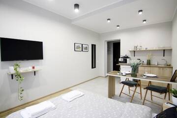 Фото номера Апартаменты с 1 спальней Апарт-отели Mountains Comfort Apartments г. Киев 6