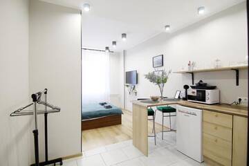 Фото номера Апартаменты с 1 спальней Апарт-отели Mountains Comfort Apartments г. Киев 37