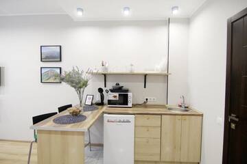 Фото номера Апартаменты с 1 спальней Апарт-отели Mountains Comfort Apartments г. Киев 35