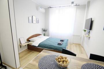 Фото номера Апартаменты с 1 спальней Апарт-отели Mountains Comfort Apartments г. Киев 9