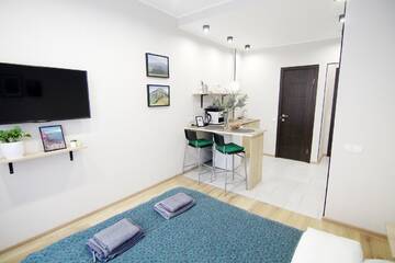 Фото номера Апартаменты с 1 спальней Апарт-отели Mountains Comfort Apartments г. Киев 8