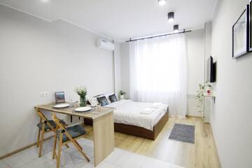 Фото номера Апартаменты с 1 спальней Апарт-отели Mountains Comfort Apartments г. Киев 9