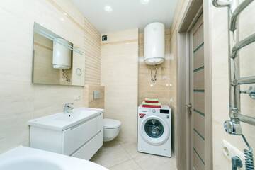 Фото номера Апартаменты с 2 спальнями Апартаменты 2 bedroom, Osokorki metro 3 minutes, not smoked г. Киев 16