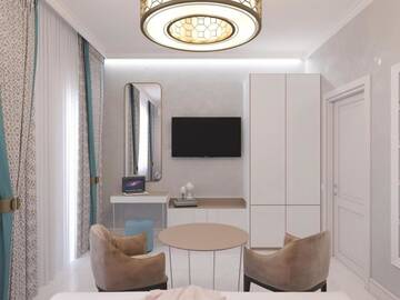 Фото номера Апартаменты с 2 спальнями Апартаменты Luxury Apartment in Obolon Residences г. Киев 44