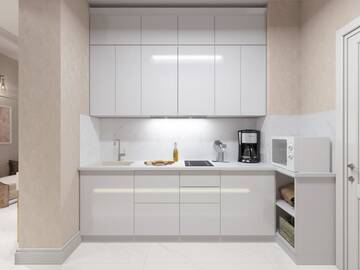 Фото номера Апартаменты с 2 спальнями Апартаменты Luxury Apartment in Obolon Residences г. Киев 15