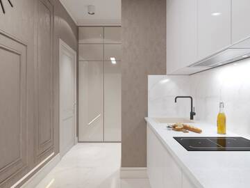 Фото номера Апартаменты с 2 спальнями Апартаменты Luxury Apartment in Obolon Residences г. Киев 17