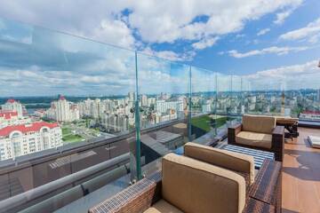 Фото номера Апартаменты с 2 спальнями Апартаменты Luxury Apartment in Obolon Residences г. Киев 31