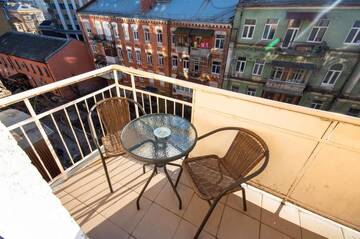 Фото номера Апартаменты с 2 спальнями Апартаменты Kyiv Rouge Apartment г. Киев 39