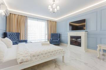 Фото номера Апартаменты с 2 спальнями Апартаменты Luxury 120m2 Apartment on Obolon г. Киев 53