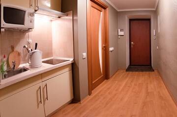 Фото номера Двухместный номер Делюкс с 1 кроватью Апартаменты Hotrent Deluxe Arena City г. Киев 5