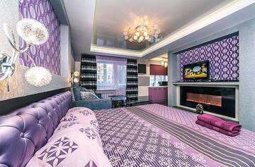 Фото номера Двухместный номер-студио Делюкс с 1 кроватью Апартаменты Hotrent Deluxe Arena City г. Киев 3