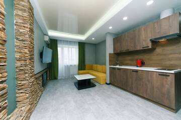 Фото номера Апартаменты с 1 спальней Апартаменты Hotrent Deluxe Arena City г. Киев 9
