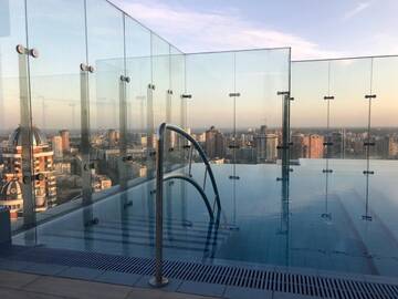 Фото номера Апартаменты с 1 спальней Апартаменты KYIV SKYVIEW APARTMENT JACK HOUSE г. Киев 42