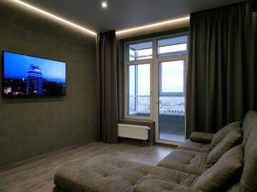 Фото номера Апартаменты с 1 спальней Апартаменты KYIV SKYVIEW APARTMENT JACK HOUSE г. Киев 16