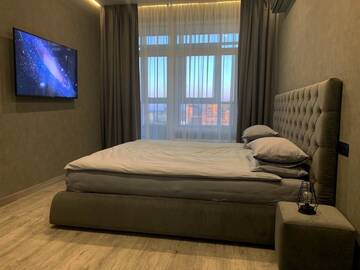 Фото номера Апартаменты с 1 спальней Апартаменты KYIV SKYVIEW APARTMENT JACK HOUSE г. Киев 22