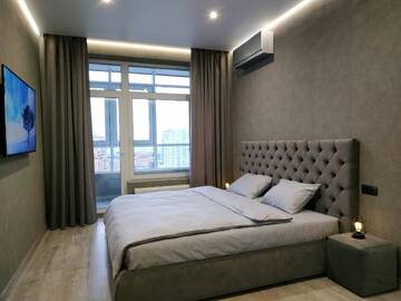 Фото номера Апартаменты с 1 спальней Апартаменты KYIV SKYVIEW APARTMENT JACK HOUSE г. Киев 23