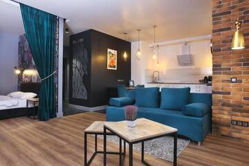 Фото номера Апартаменты с 1 спальней Апартаменты Allurapart Nivky г. Киев 35