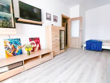 Фото номера Апартаменты с 1 спальней Апартаменты 074 Apartments near Zhuliany Airport, Sofievskaya Borsha г. Киев 11