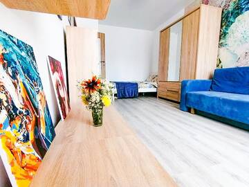 Фото номера Апартаменты с 1 спальней Апартаменты 074 Apartments near Zhuliany Airport, Sofievskaya Borsha г. Киев 10