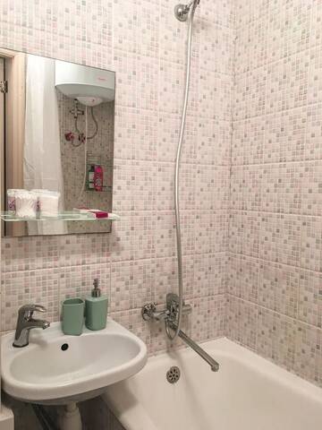 Фото номера Апартаменты с 1 спальней Апартаменты Sunflower Apartment near Kiev airport &amp; railway station &amp; center city г. Киев 17