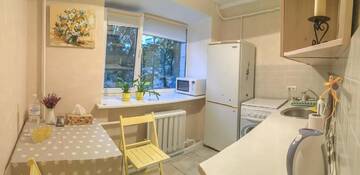Фото номера Апартаменты с 1 спальней Апартаменты Sunflower Apartment near Kiev airport &amp; railway station &amp; center city г. Киев 14