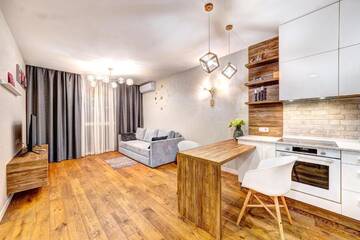 Фото номера Апартаменты с 1 спальней Апартаменты Apartments on Predslavinskaya г. Киев 18