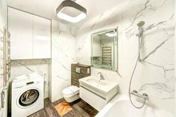Фото номера Апартаменты с 1 спальней Апартаменты Apartments on Predslavinskaya г. Киев 30