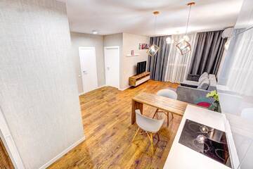 Фото номера Апартаменты с 1 спальней Апартаменты Apartments on Predslavinskaya г. Киев 9