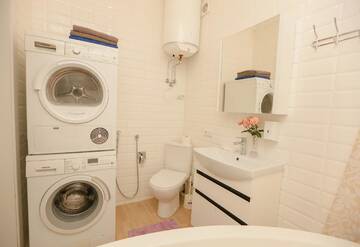 Фото номера Апартаменты с 1 спальней Апартаменты Slavutich apartment #2 г. Киев 15