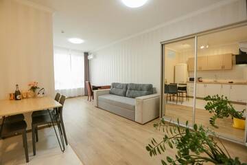 Фото номера Апартаменты с 1 спальней Апартаменты Slavutich apartment #2 г. Киев 17
