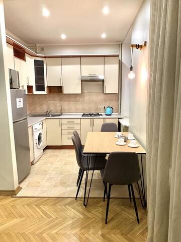 Фото номера Апартаменты с 1 спальней Апартаменты One Bedroom Studio, Kiev city center г. Киев 14