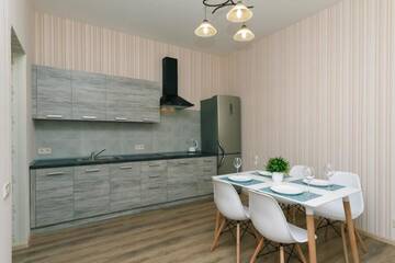 Фото номера Апартаменты с 1 спальней Апартаменты New spacious apartment. Obolonskaya Embankment. golf Club г. Киев 3