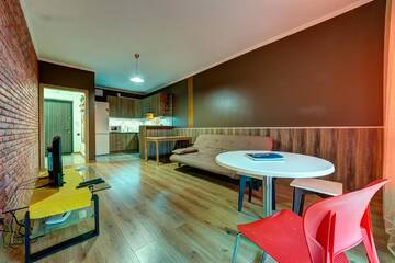 Фото номера Апартаменты с 1 спальней Апартаменты Apartment on the street. Zlatoustovskaya, 34 г. Киев 7