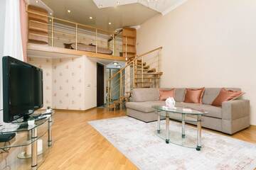 Фото номера Апартаменты с 1 спальней Апартаменты Stylish two-level flat 2 min from Khreschatyk г. Киев 8