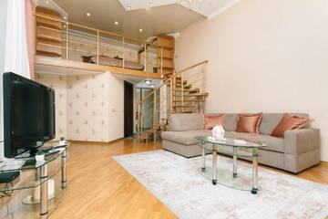 Фото номера Апартаменты с 1 спальней Апартаменты Stylish two-level flat 2 min from Khreschatyk г. Киев 37