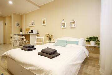 Фото номера Апартаменты с 1 спальней Апарт-отели Paris Comfort Apartments г. Киев 19