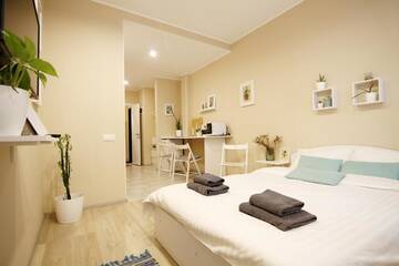 Фото номера Апартаменты с 1 спальней Апарт-отели Paris Comfort Apartments г. Киев 20