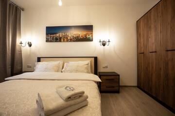 Фото номера Апартаменты с 2 спальнями Апартаменты Ultra Lux 3 rooms Apartment near Arena City г. Киев 18