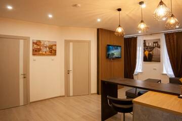 Фото номера Апартаменты с 2 спальнями Апартаменты Ultra Lux 3 rooms Apartment near Arena City г. Киев 36