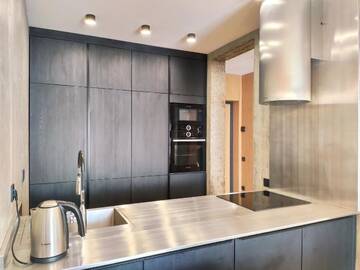 Фото номера Апартаменты с 1 спальней Апартаменты 173 Black and White cozy apartment г. Киев 11